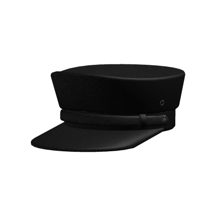 Leather Captain Hat