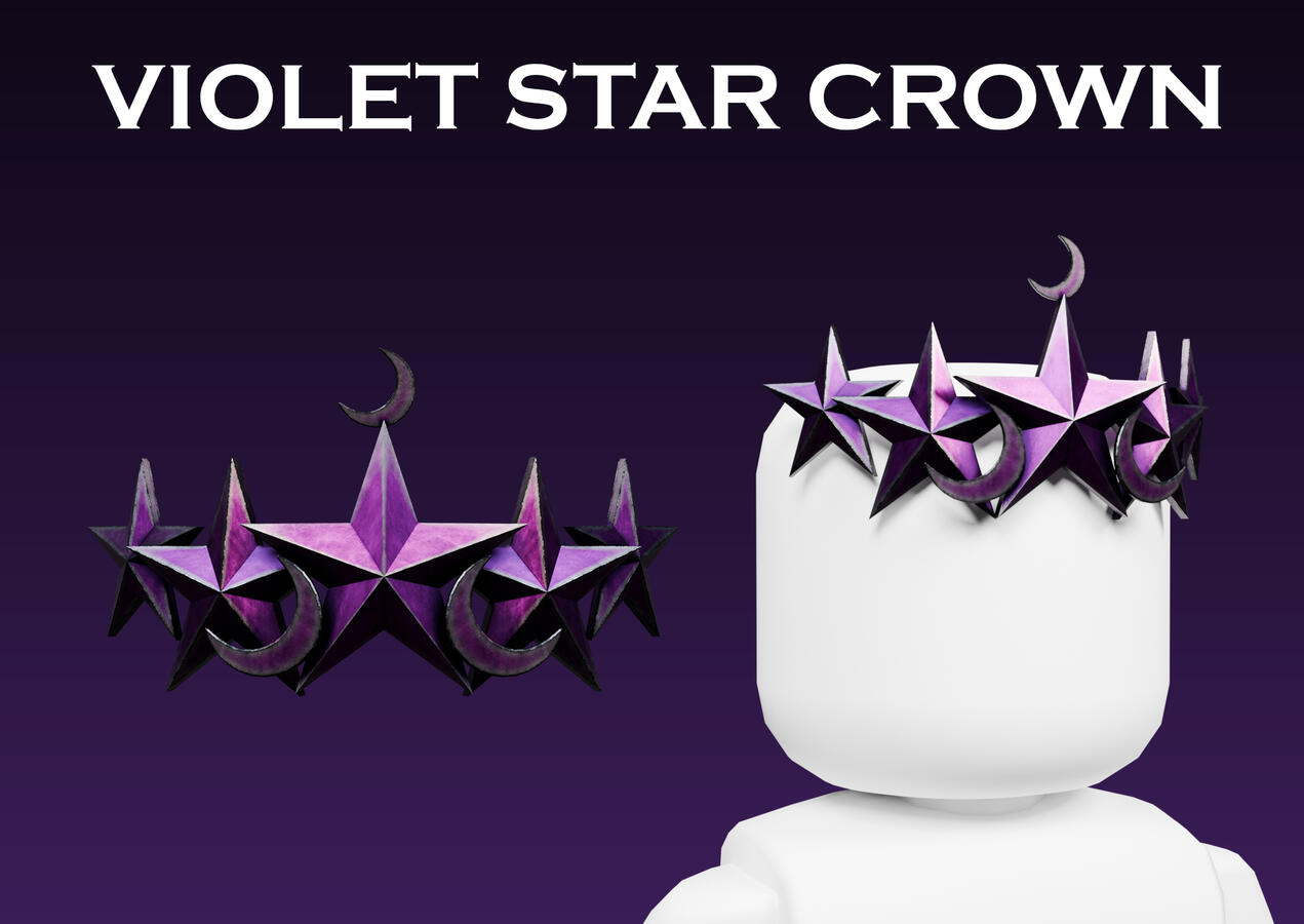 Violet Star Crown Violet Star Crown